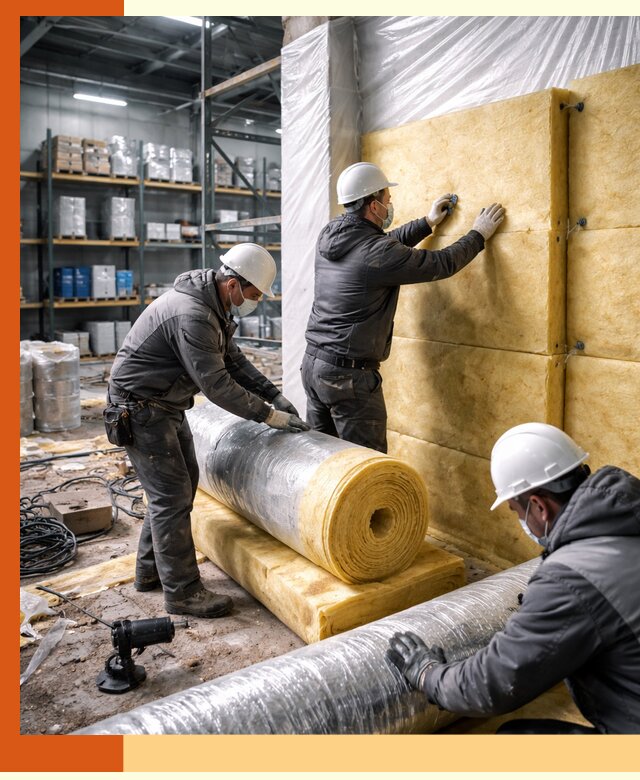 Утепление склада химсырья в Качканаре: безопасная и эффективная изоляция